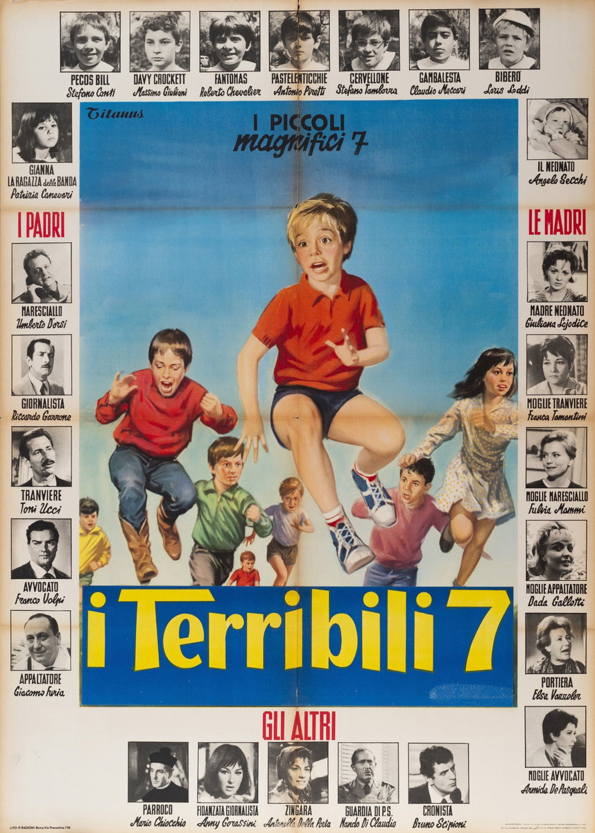 Poster 3 for the film I terribili 7 (1963)