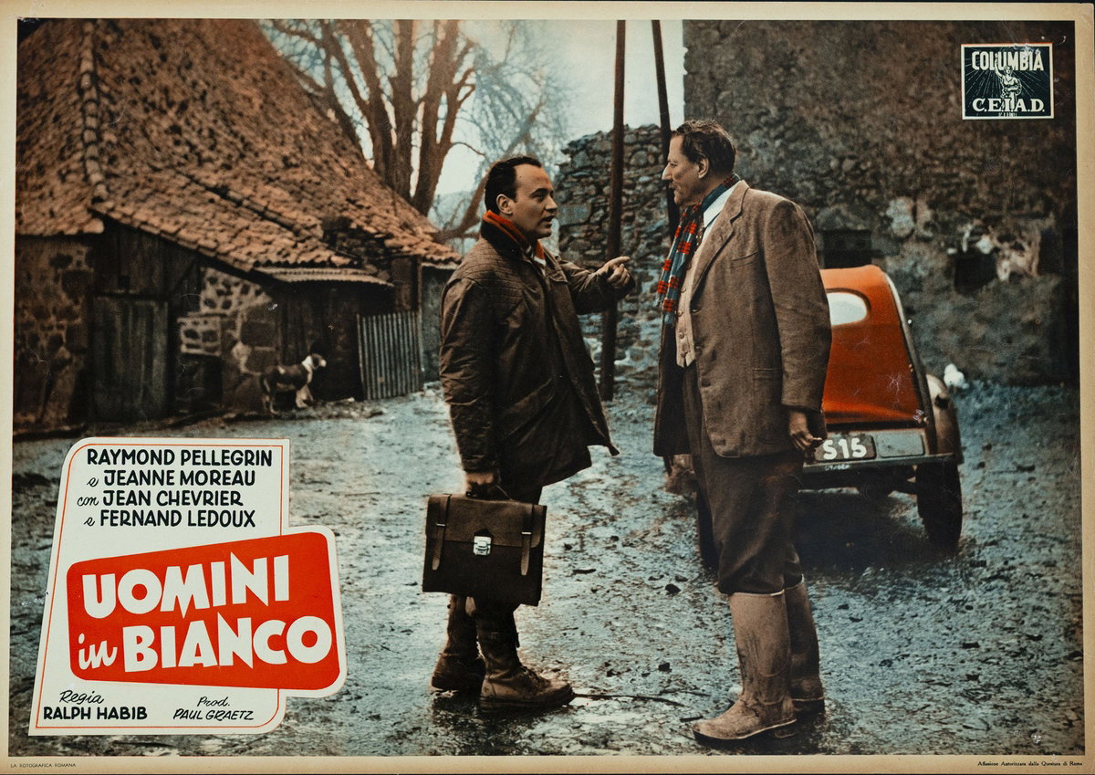 Uomini in bianco - Fotobusta 1