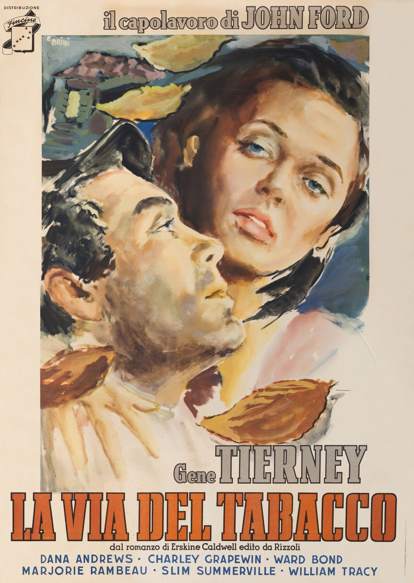 La via del tabacco - Manifesto 1