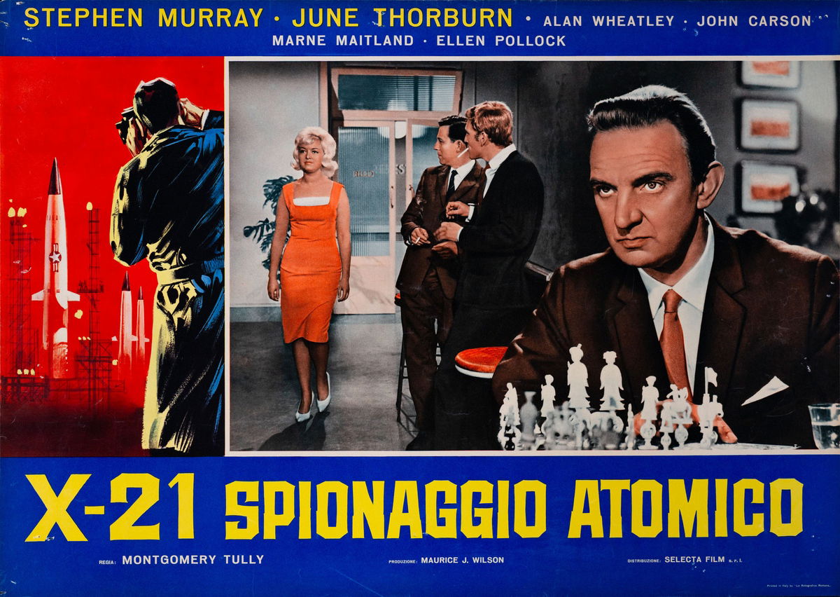 X 21 spionaggio atomico - Fotobusta 1
