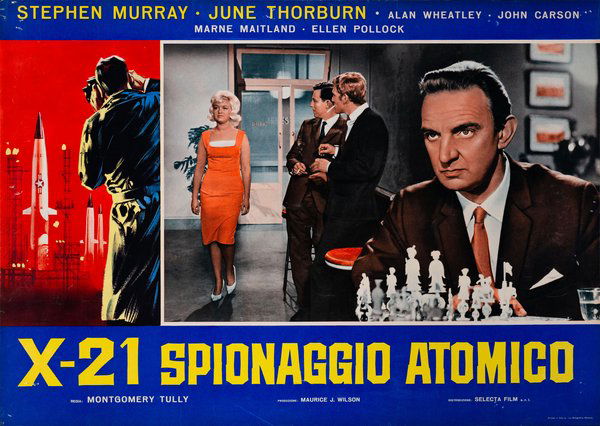 X 21 spionaggio atomico