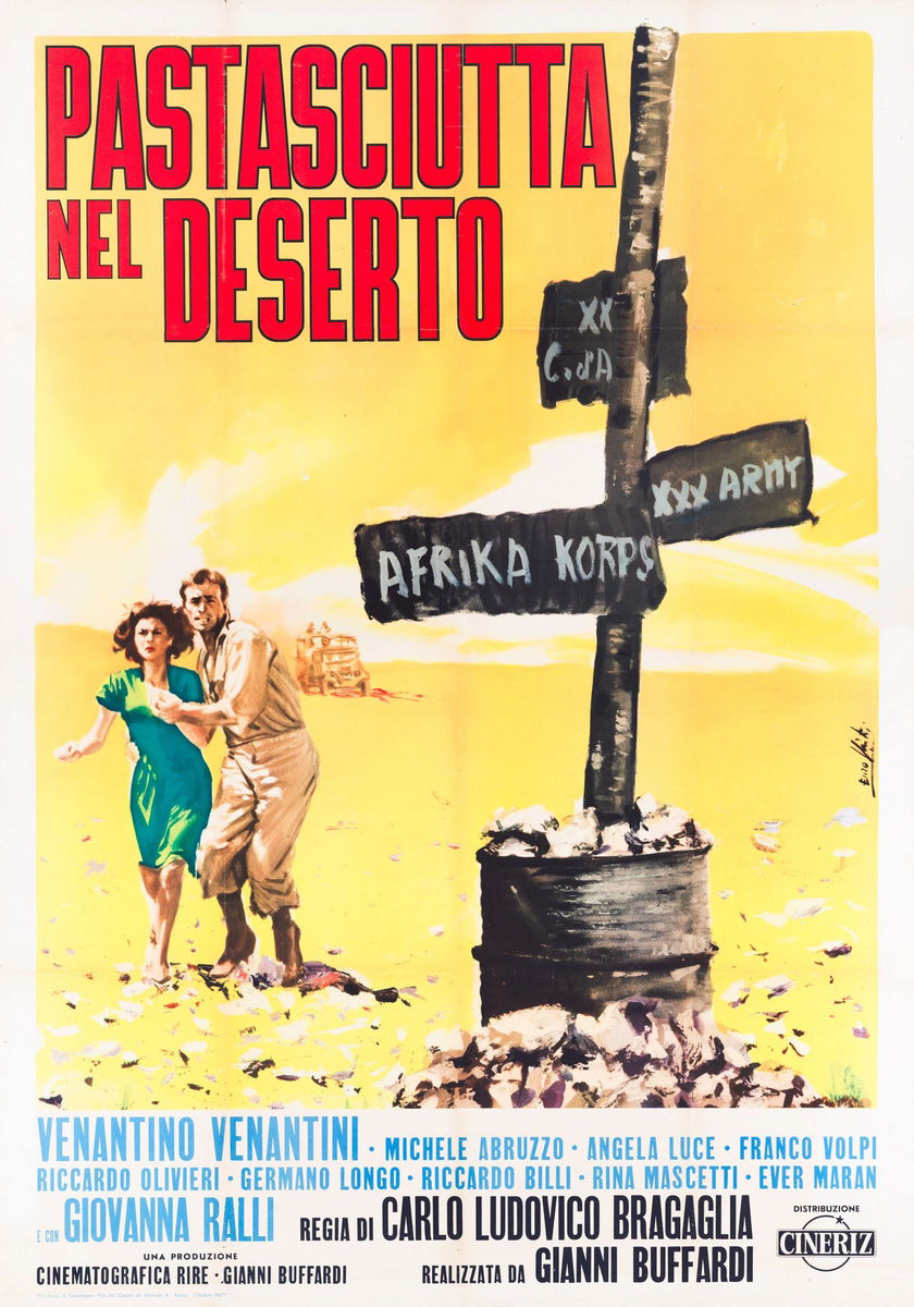 Pastasciutta nel deserto - Manifesto 1