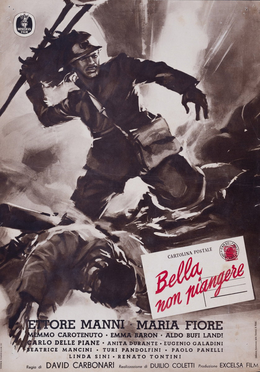 Poster 2 for the film Bella non piangere (1955)