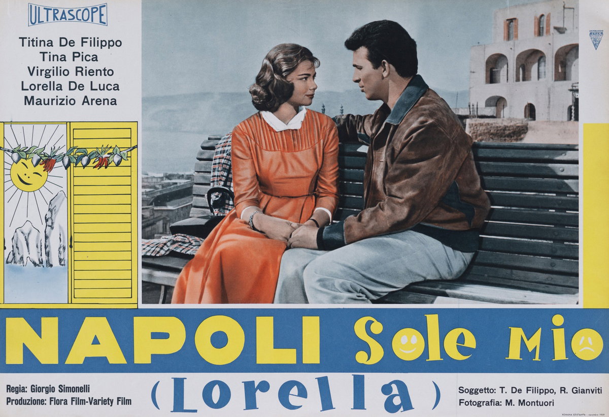 Lobby Card 2 for the film Napoli, sole mio! (1958)