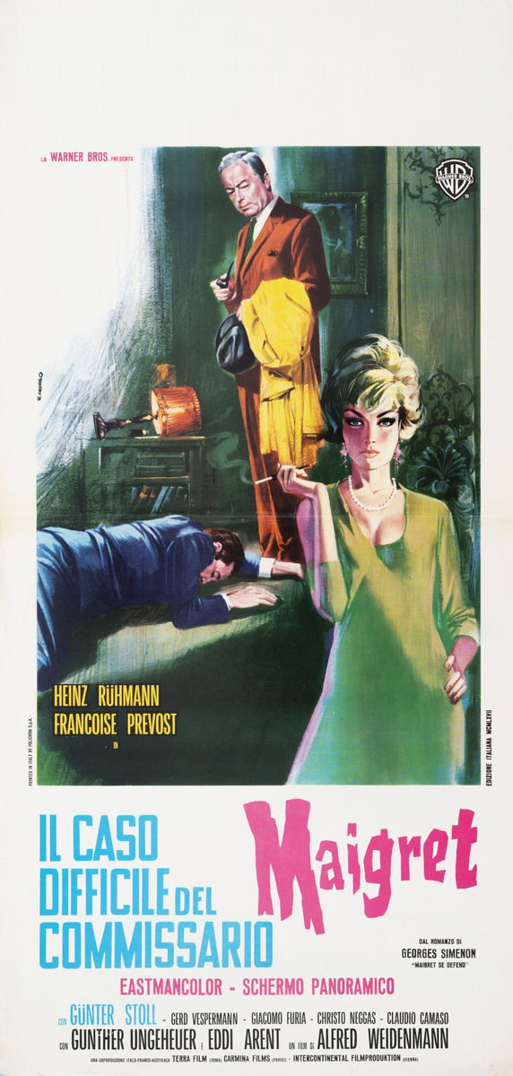 Il caso difficile del commissario Maigret - Locandina 1