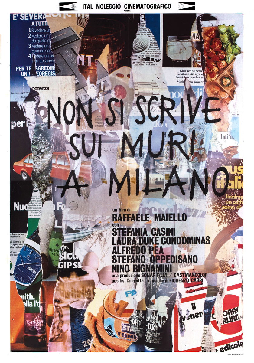 Non si scrive sui muri a Milano - Manifesto 1