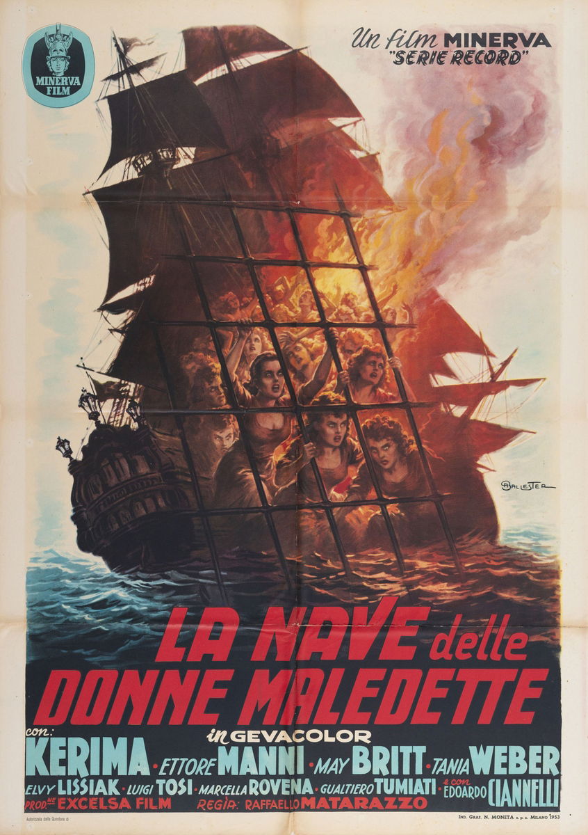 La nave delle donne maledette - Manifesto 1