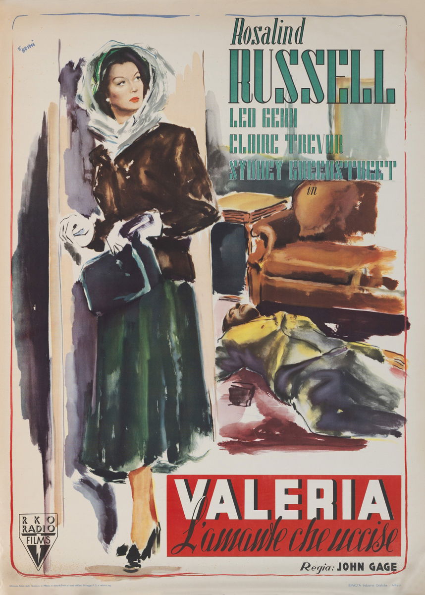 Valeria, l'amante che uccide - Manifesto 1