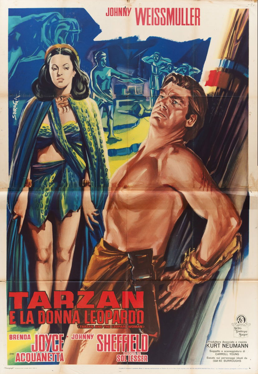 Tarzan e la donna leopardo - Manifesto 2