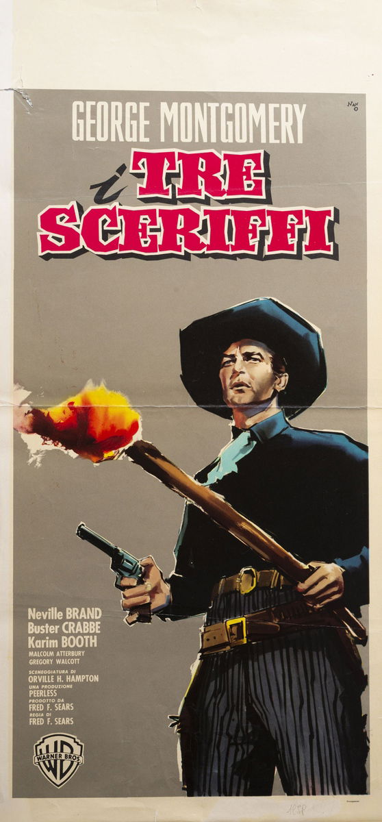 I tre sceriffi - Lobby Card 1