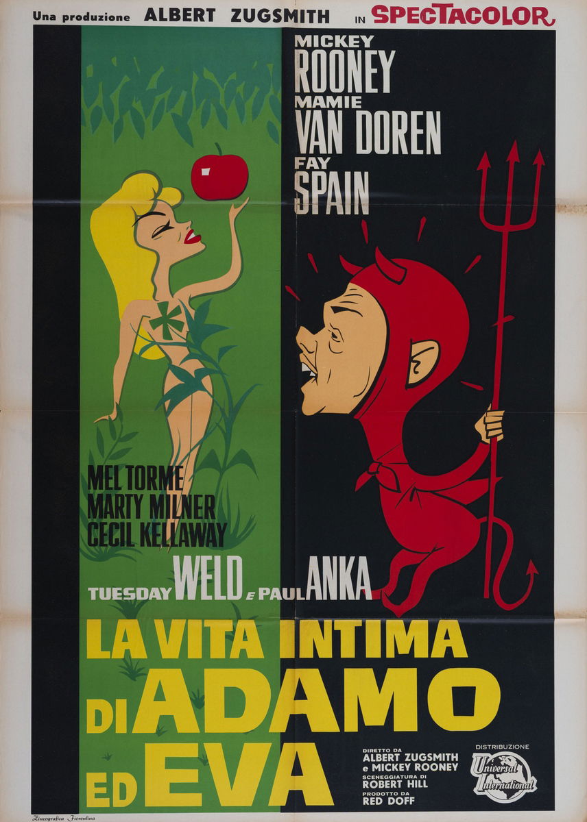 La vita intima di Adamo ed Eva - Manifesto 1