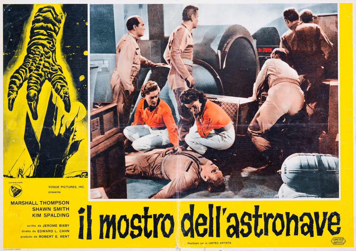 Fotobusta 2 per il film Il mostro dell'astronave (1958)