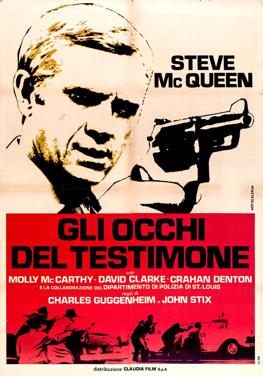 Poster 2 for the film The Great St. Louis Bank Robbery (1959), painted by Pierpaolo Scalera (visual)