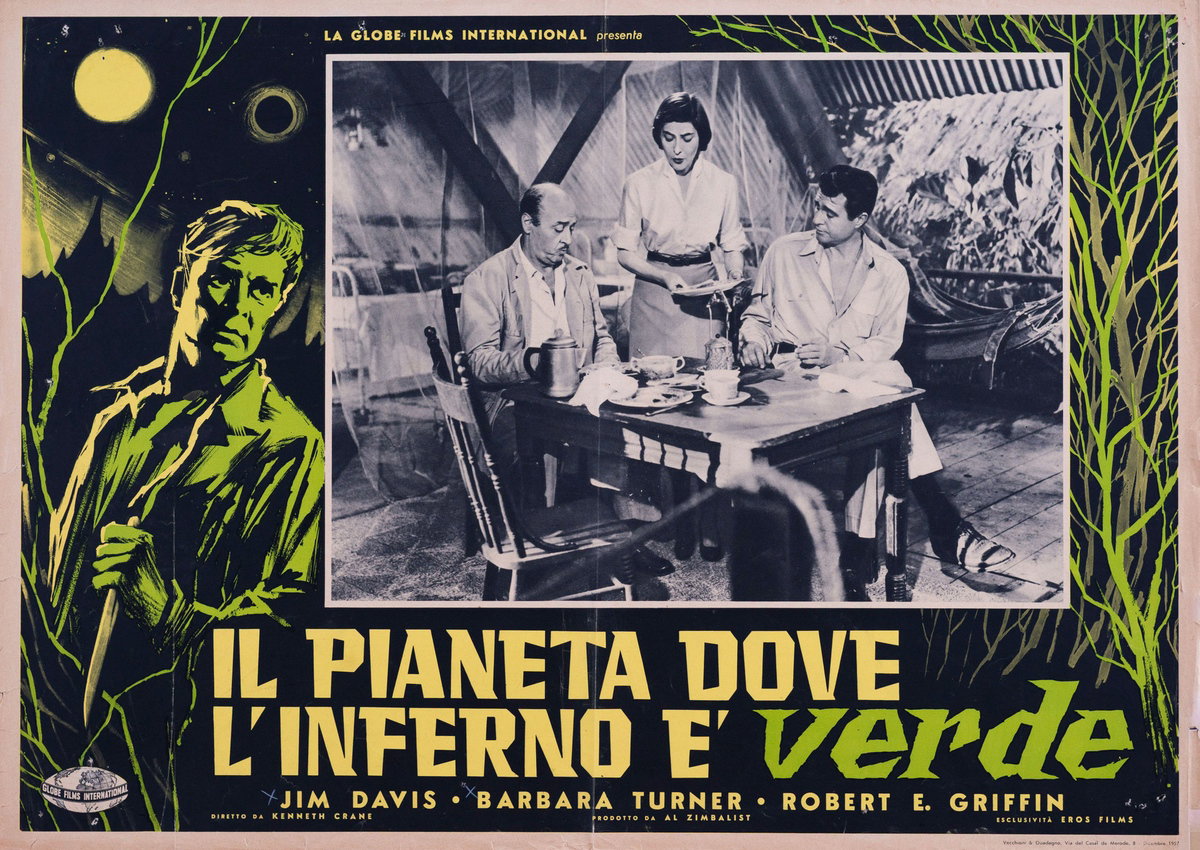Fotobusta 2 per il film Il pianeta dove l'inferno è verde (1957)