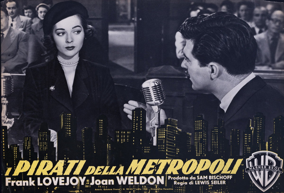 Fotobusta 3 per il film I pirati della metropoli (1953)