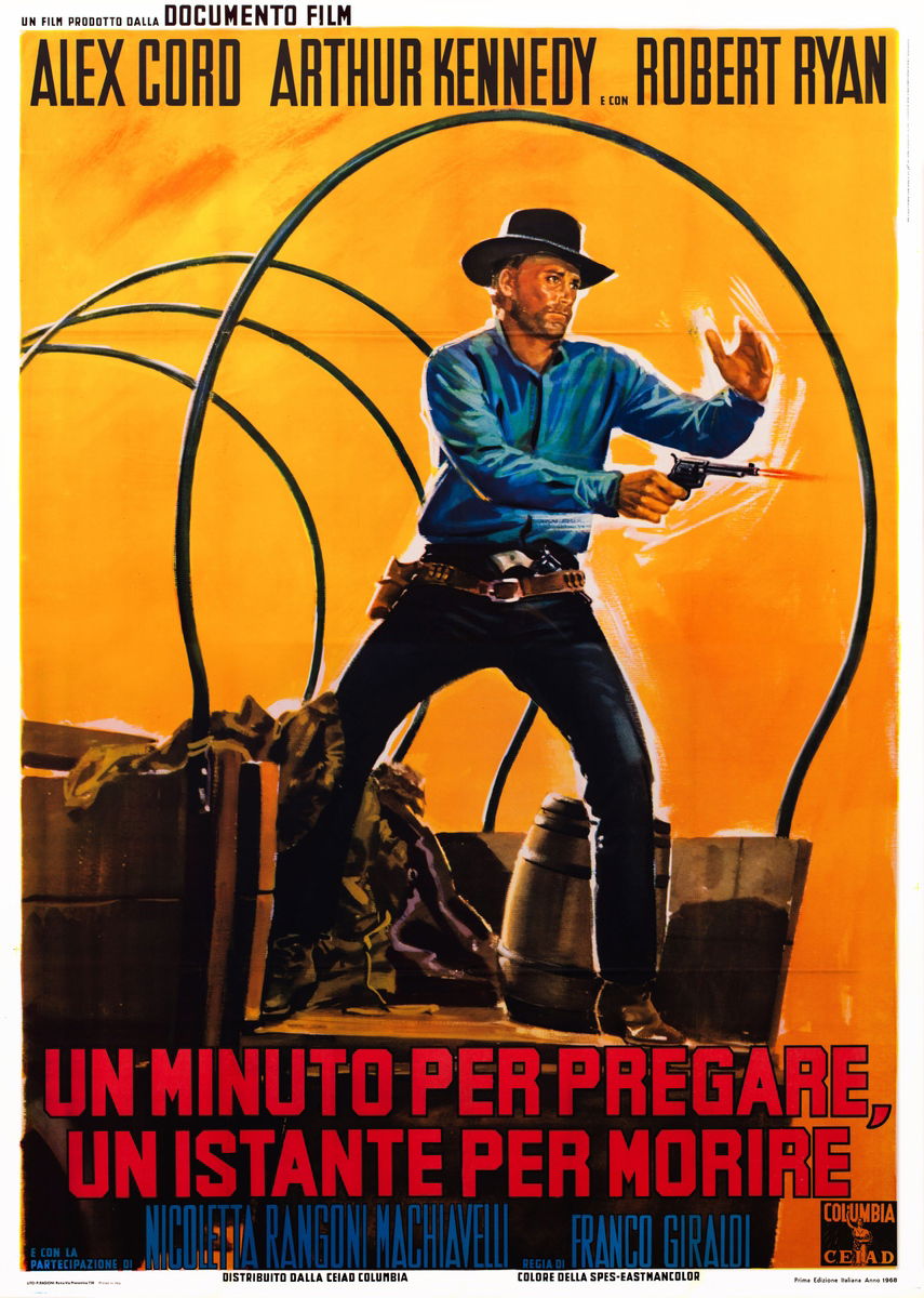 Un minuto per pregare, un istante per morire - Manifesto 1