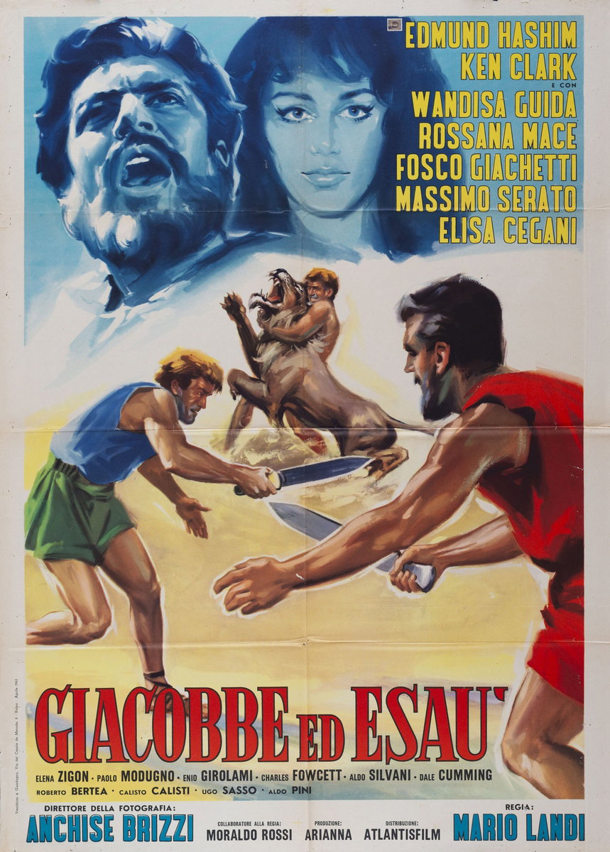 Manifesto 2 per il film Giacobbe ed Esau (1963)