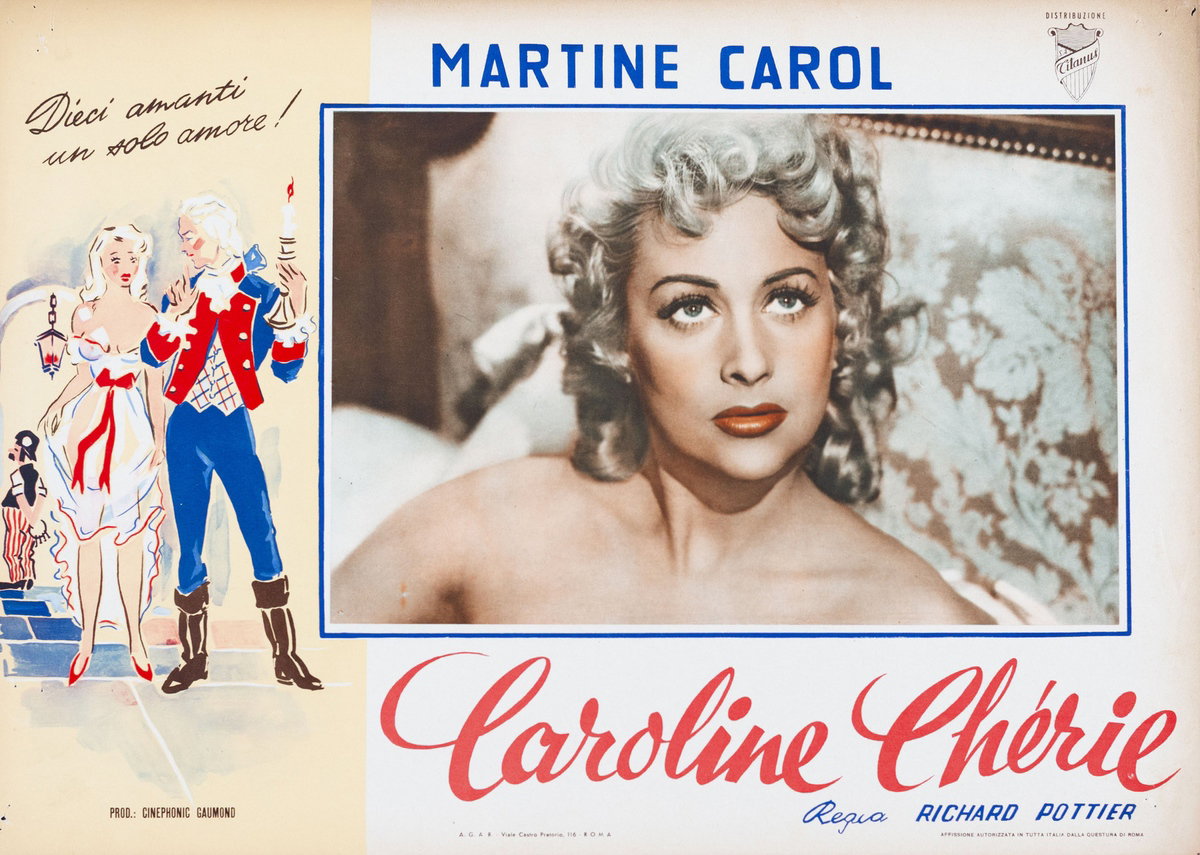 Fotobusta 2 per il film Caroline chérie (1951)
