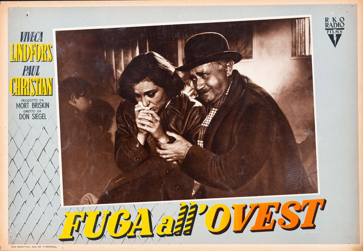 Fotobusta 2 per il film Fuga all'ovest (1952)