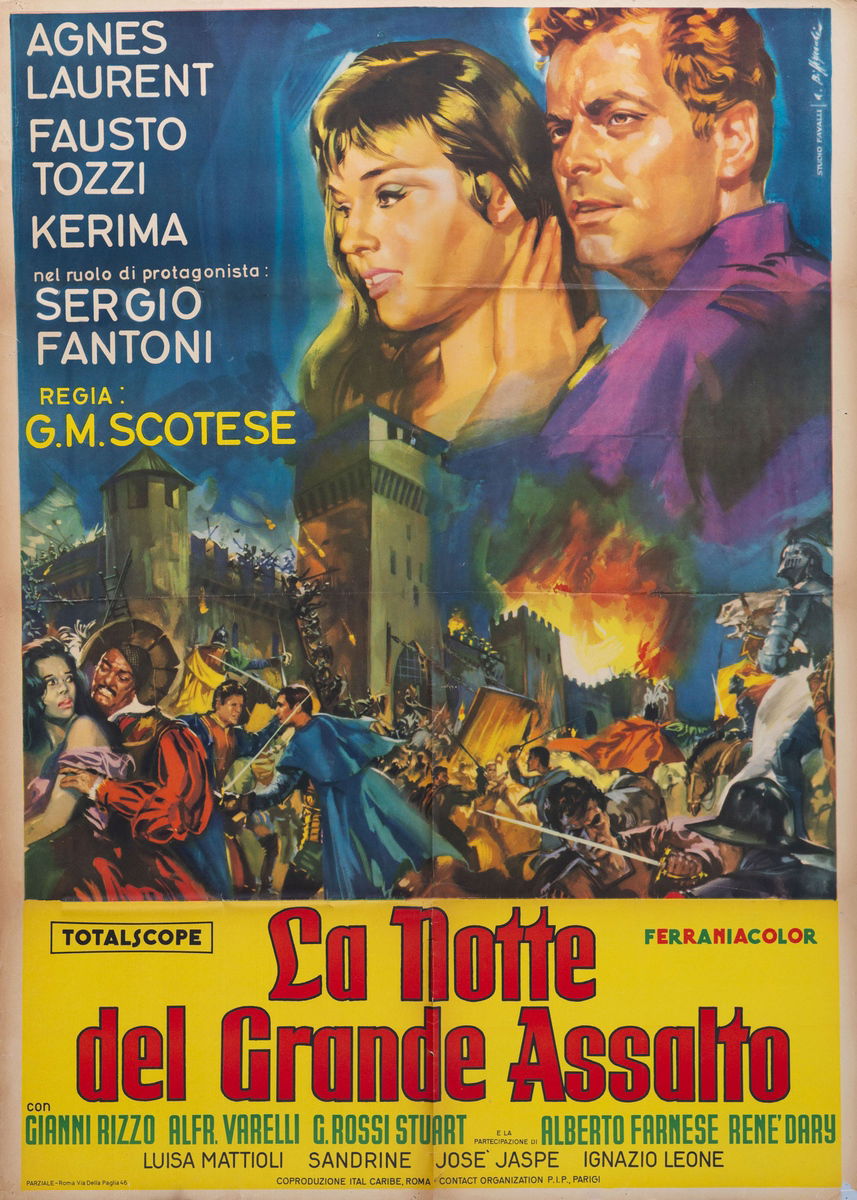 La notte del grande assalto - Manifesto 1