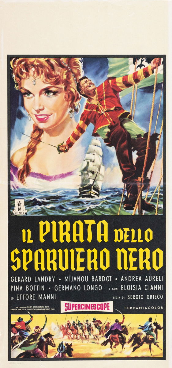 Il pirata dello sparviero nero - Locandina 1