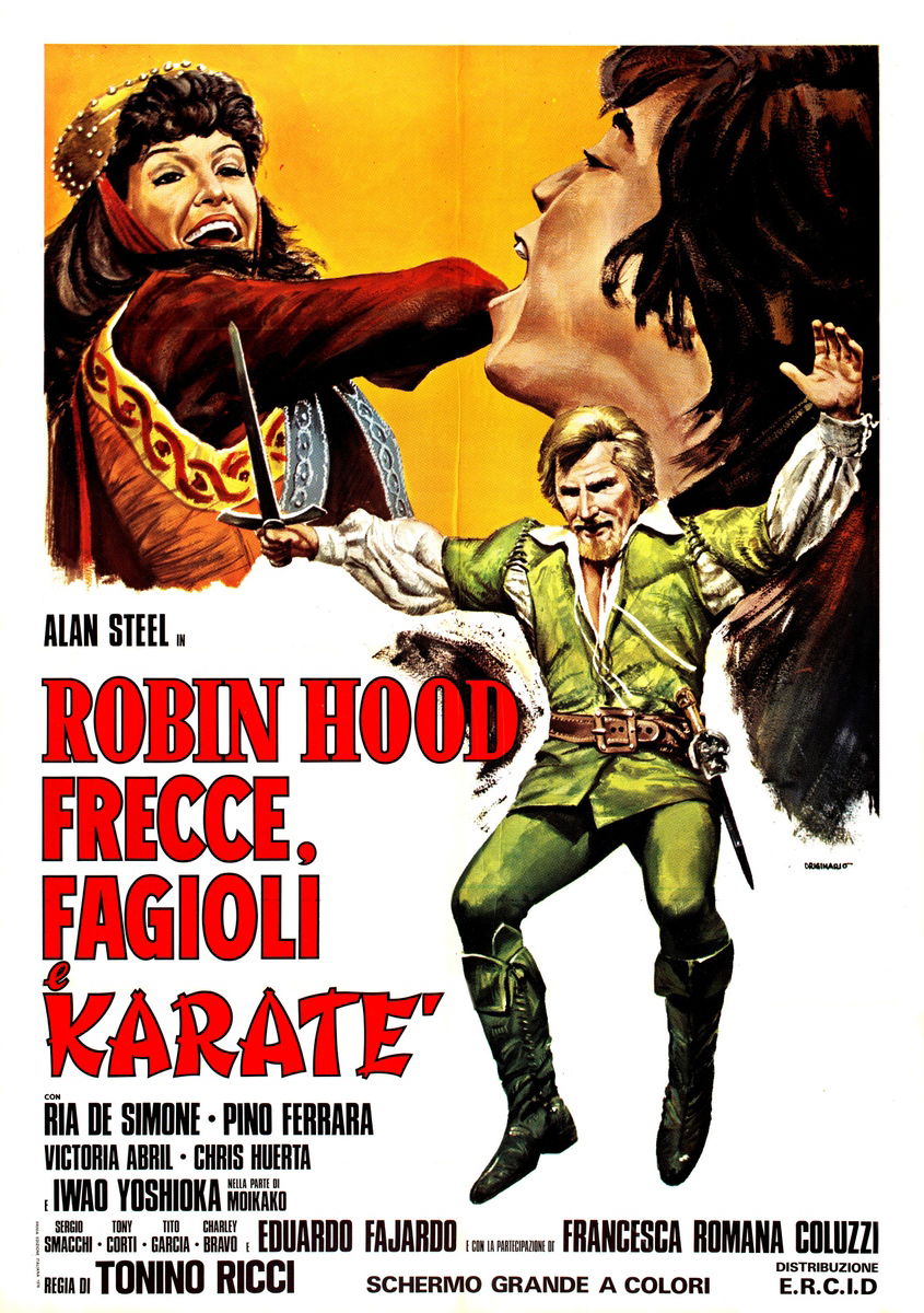 Storia di arcieri, pugni e occhi neri - Manifesto 1