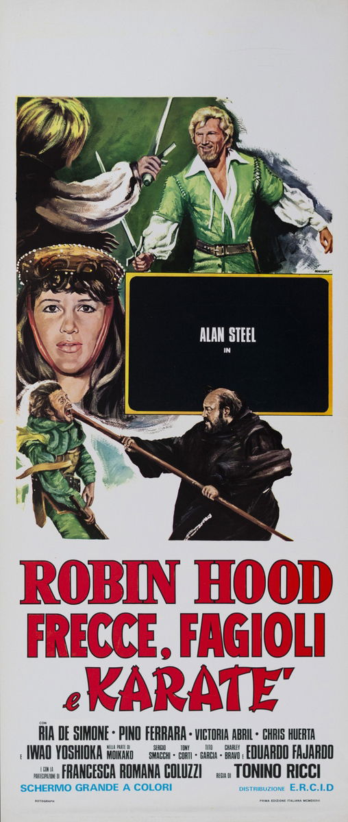 Robin Hood, Arrow, Beans and Karate - Lobby Card 1