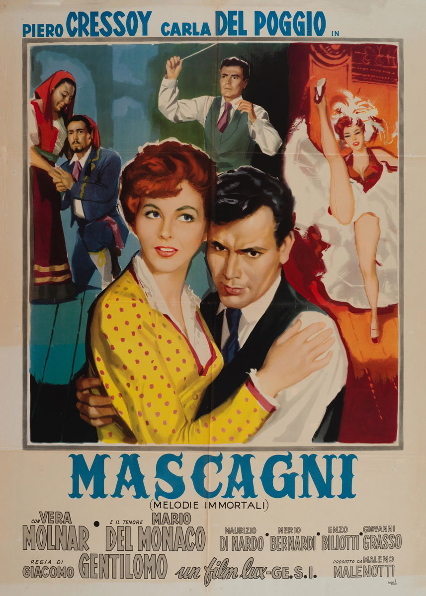 Melodie immortali - Mascagni - Manifesto 1