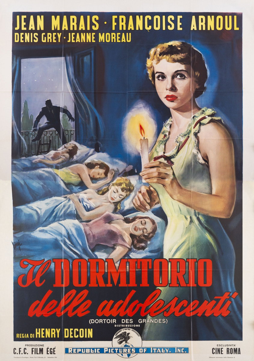 Il dormitorio delle adolescenti - Manifesto 1