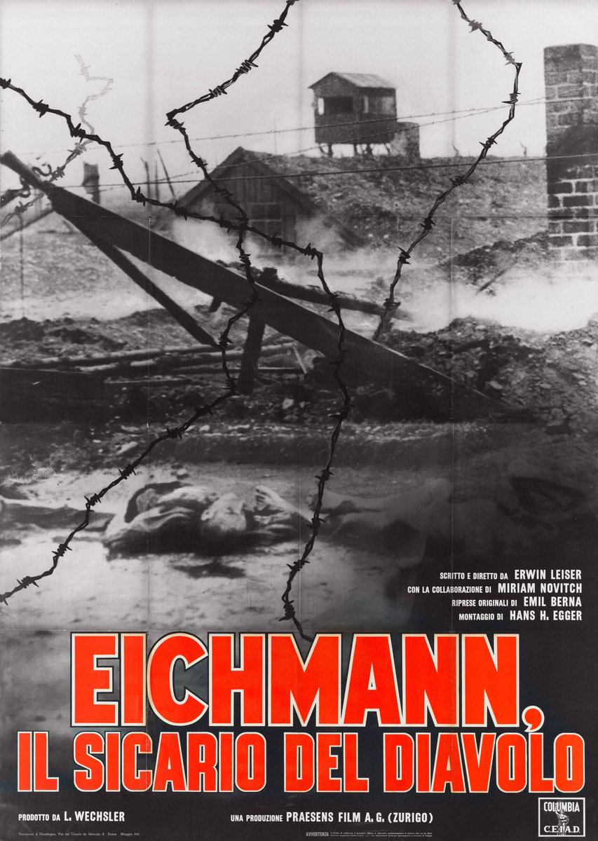Manifesto 2 per il film Eichmann, sicario del diavolo (1961)