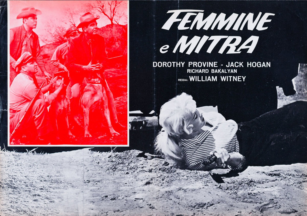 Fotobusta 2 per il film Femmina e mitra (1958)