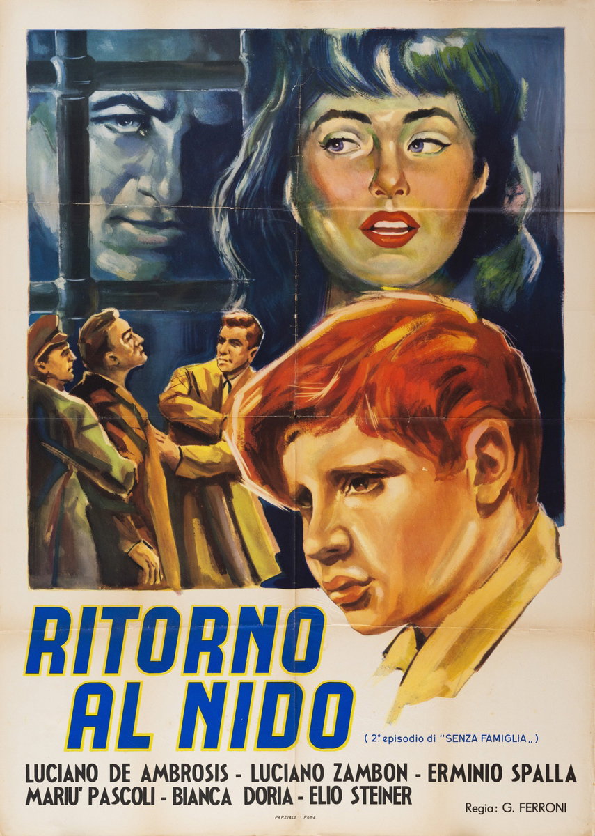 Manifesto 3 per il film Senza famiglia (1946)