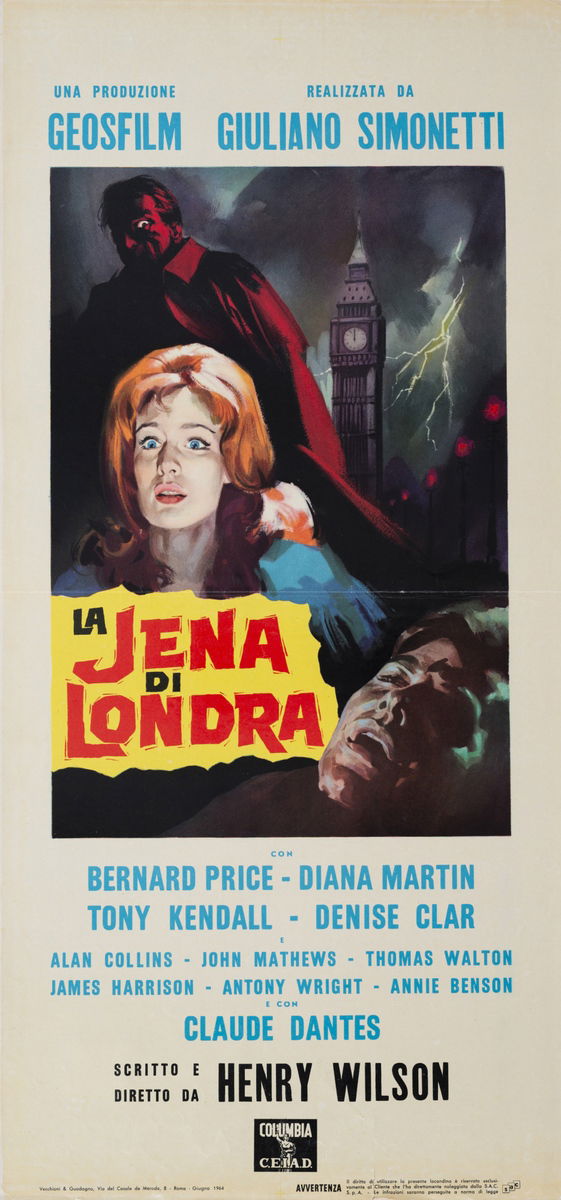 La Jena di Londra - Lobby Card 1