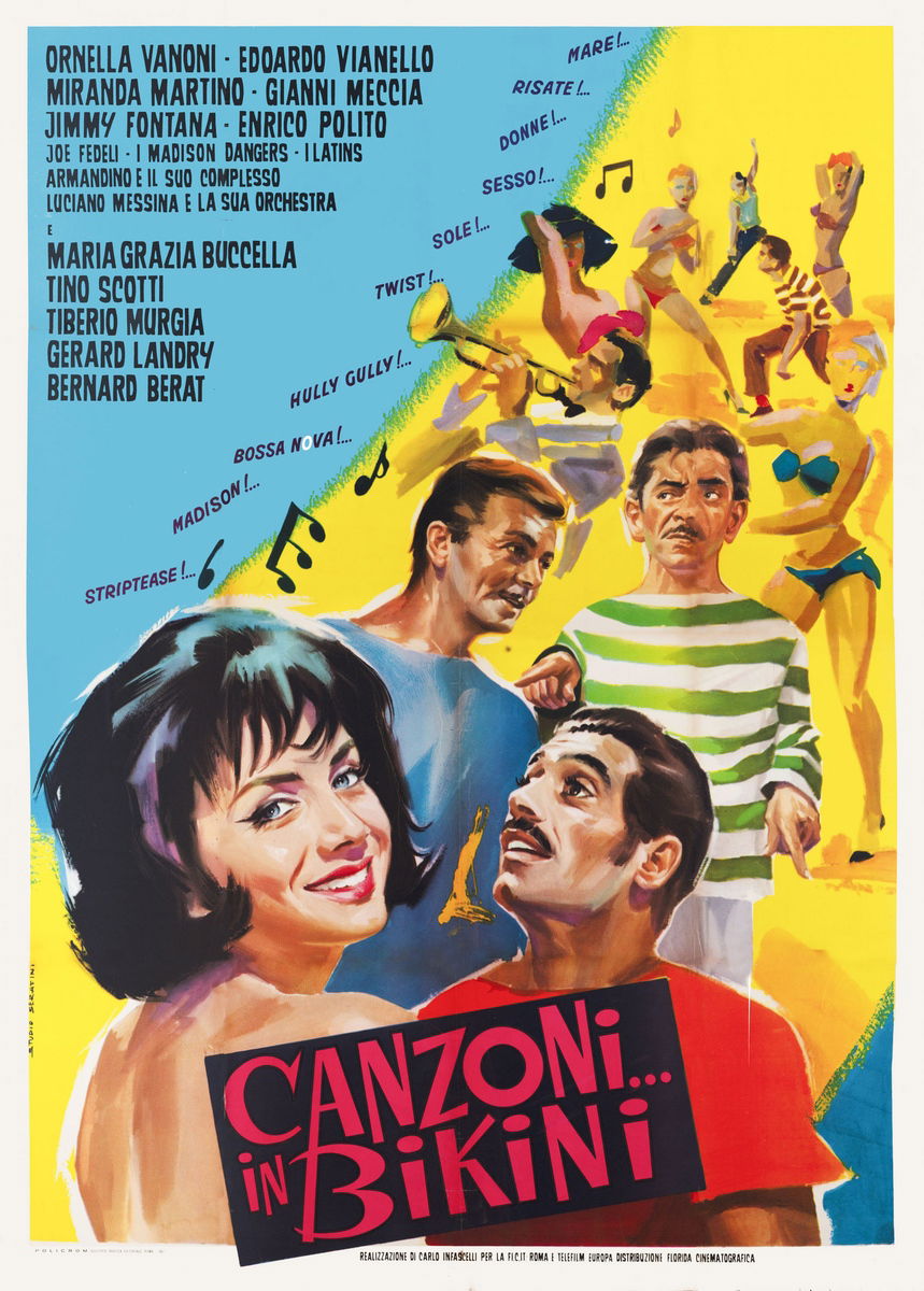 Canzoni... in bikini - Manifesto 1