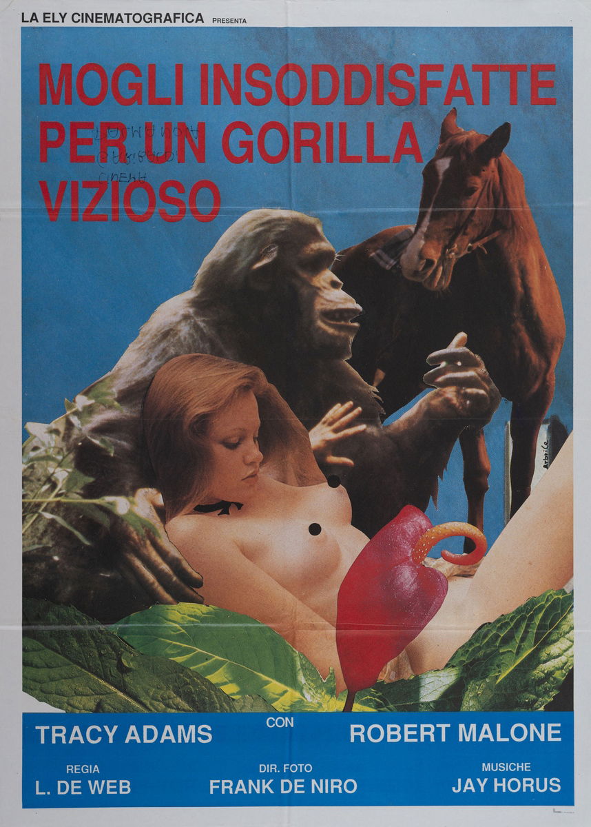 Mogli insoddisfatte per un gorilla vizioso - Manifesto 1