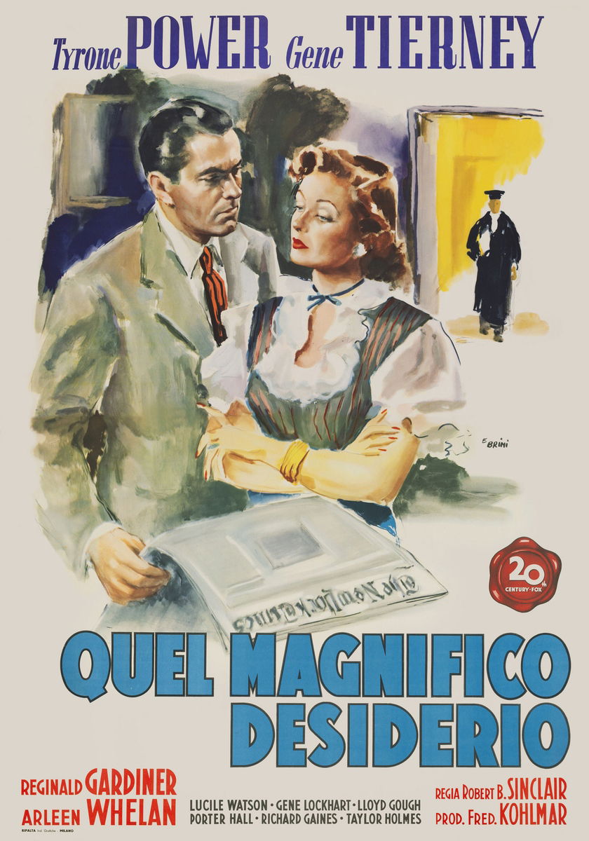 Quel meraviglioso desiderio - Manifesto 1