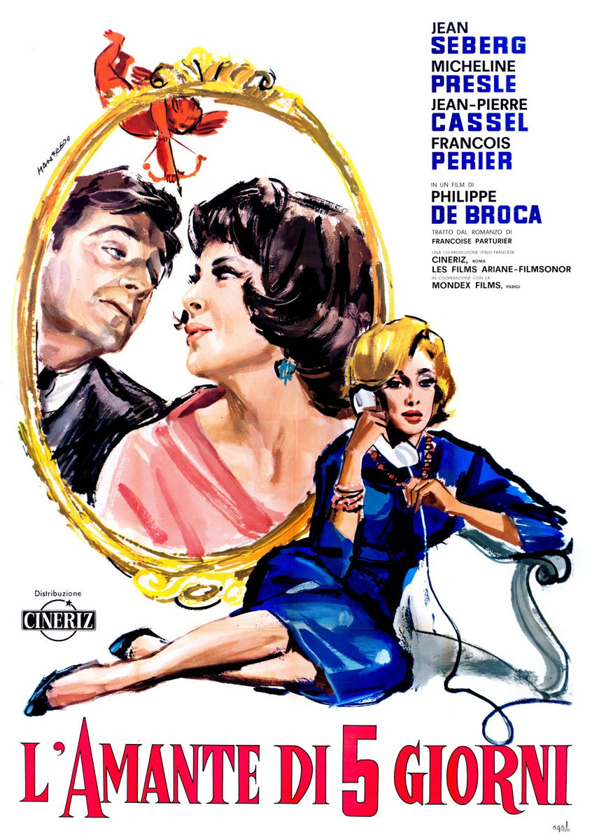 L'amante di cinque giorni - Manifesto 1