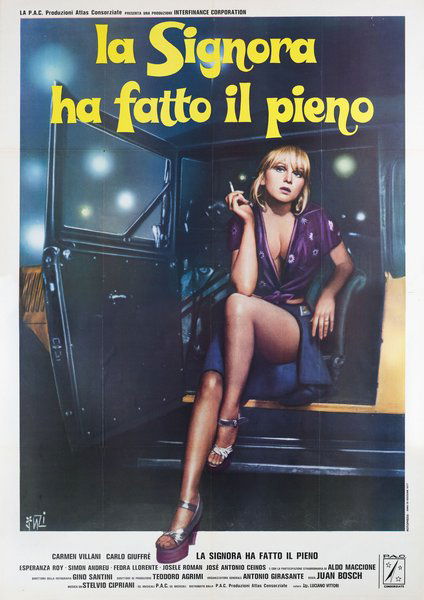 La signora ha fatto il pieno