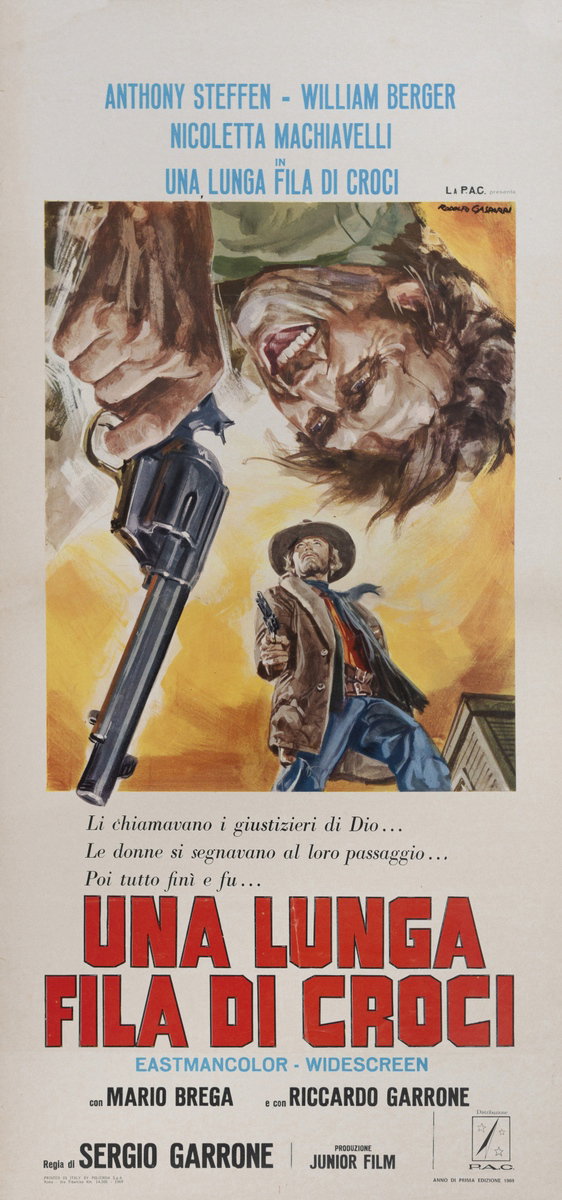 Locandina 2 for the film No Room to Die (1969), painted by Rodolfo Gasparri