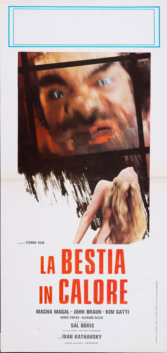 The Beast in Heat - Lobby Card 1