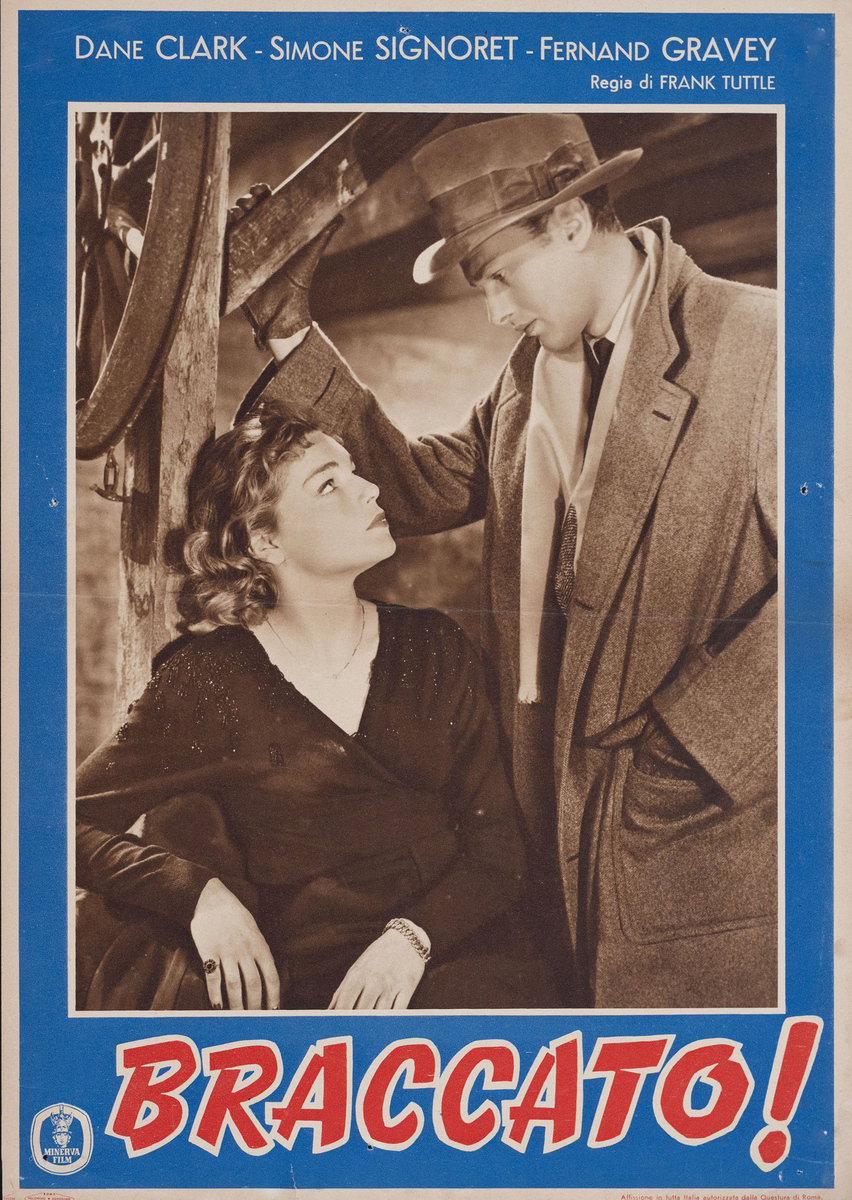 Fotobusta 2 per il film Braccato (1950)