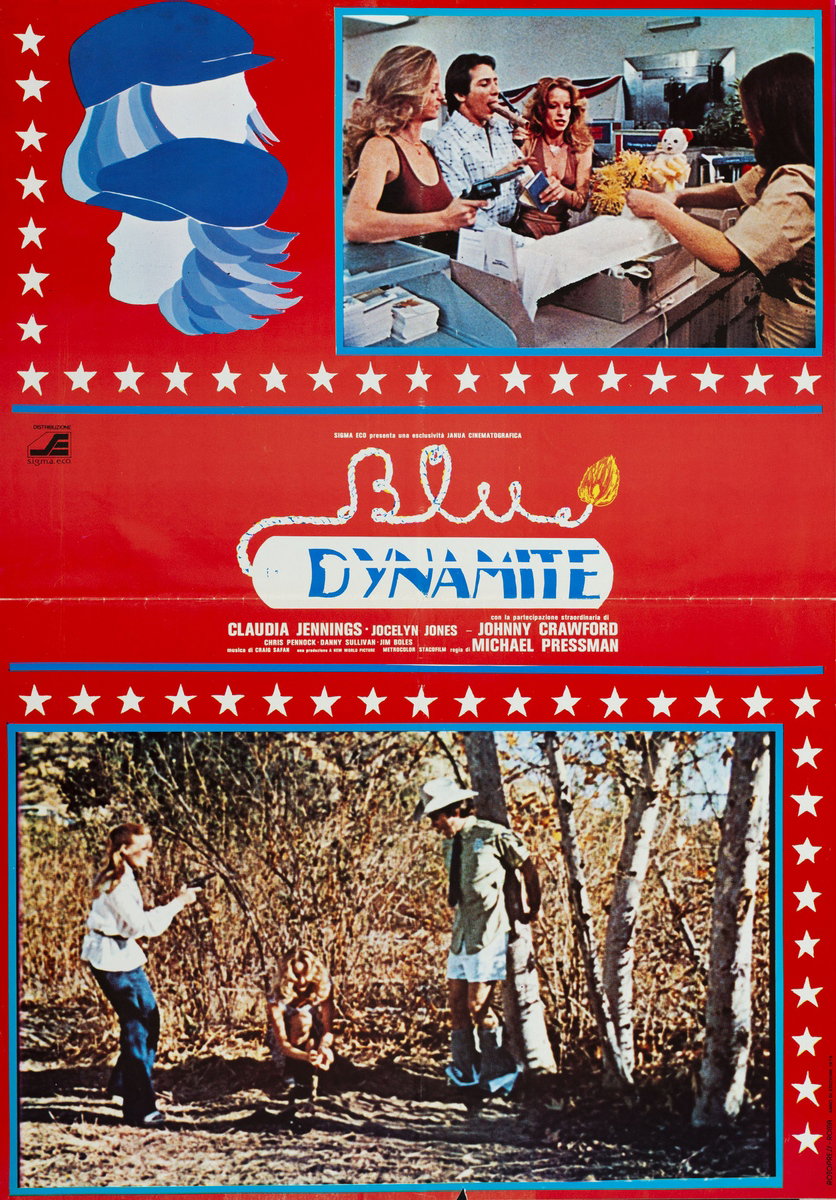 Manifesto 2 per il film Blu dinamite (1976)