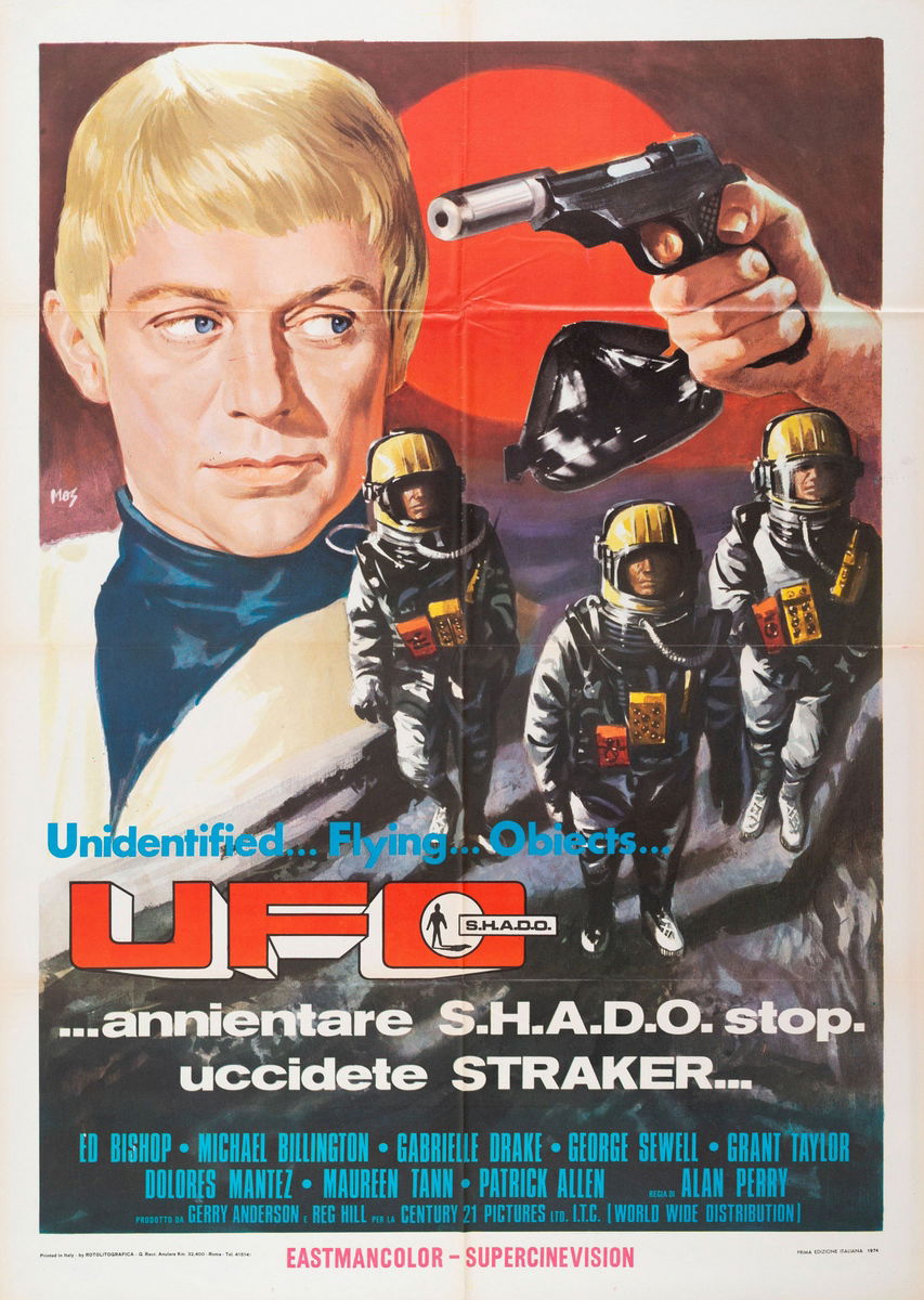 UFO - Annientare S.H.A.D.O. Stop. Uccidete Straker... - Manifesto 1