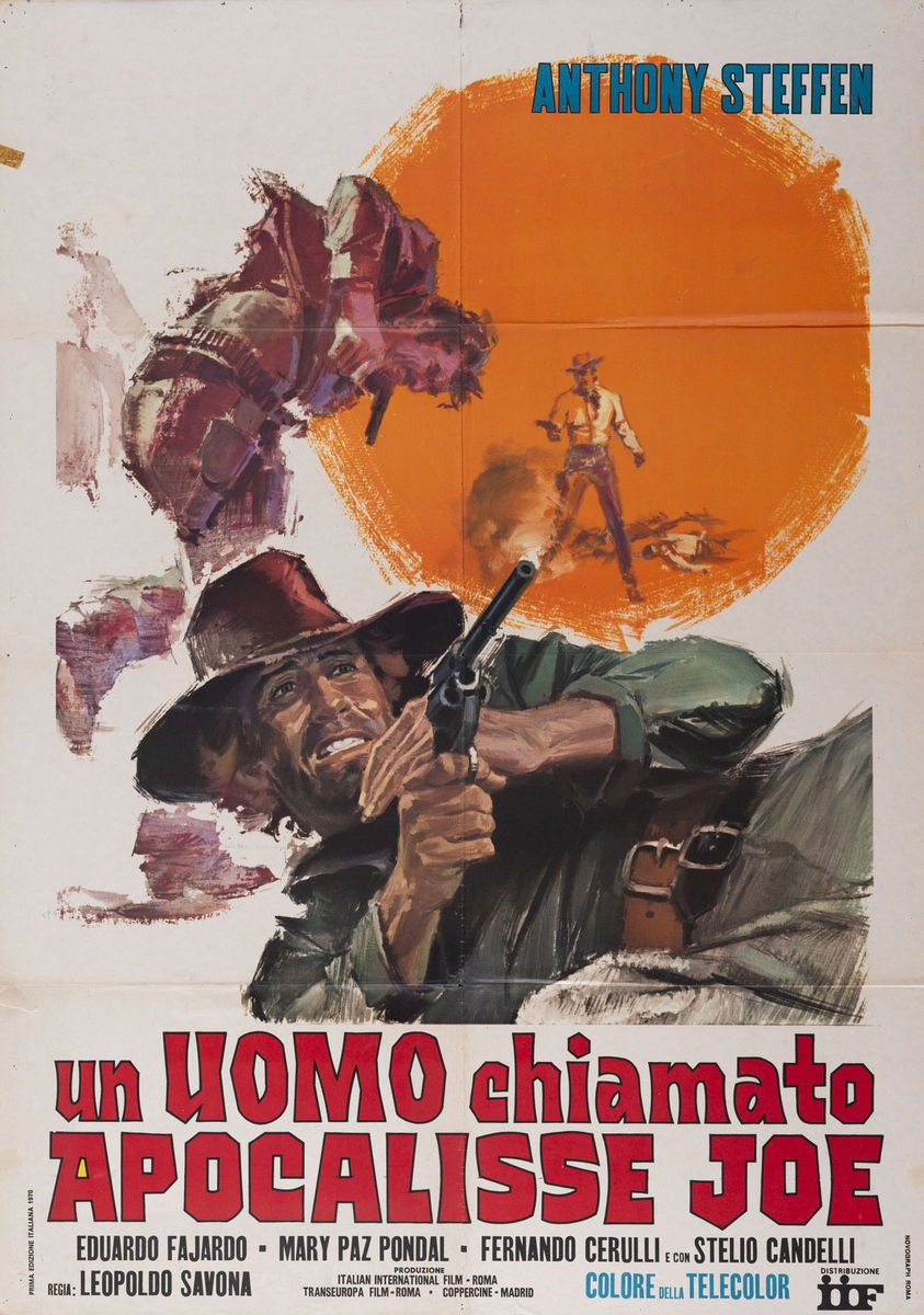Un uomo chiamato Apocalisse Joe - Manifesto 1