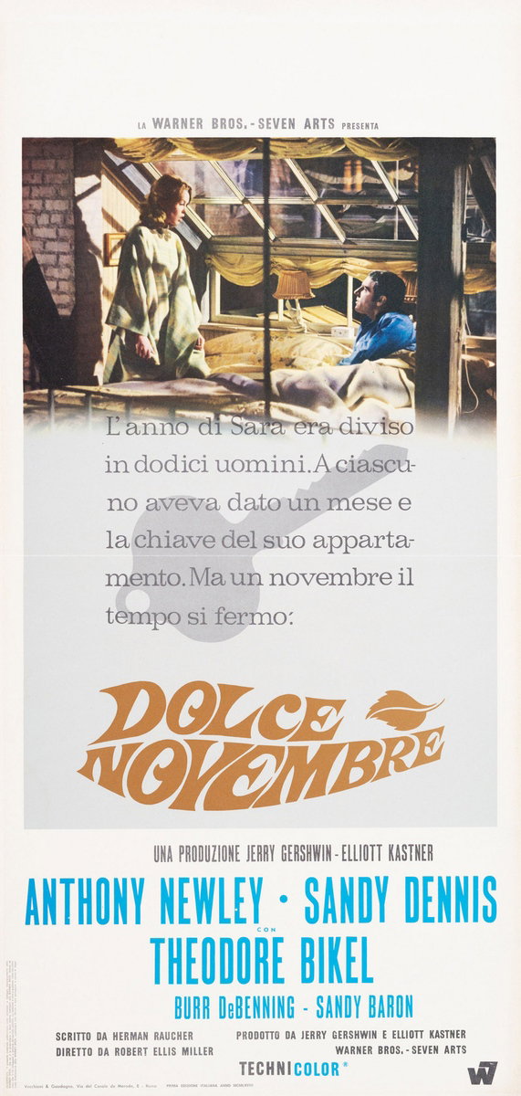 Locandina 2 for the film Sweet November (1968)