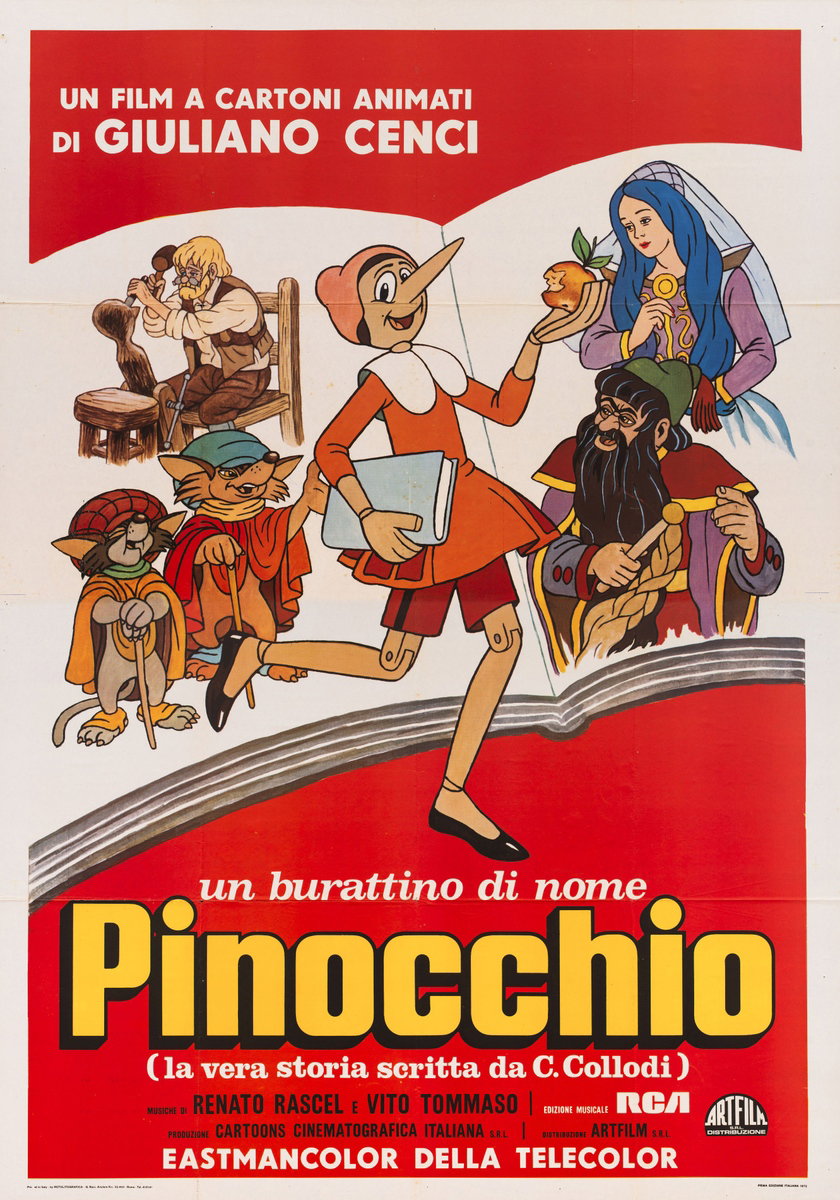 Un burattino di nome Pinocchio - Manifesto 2