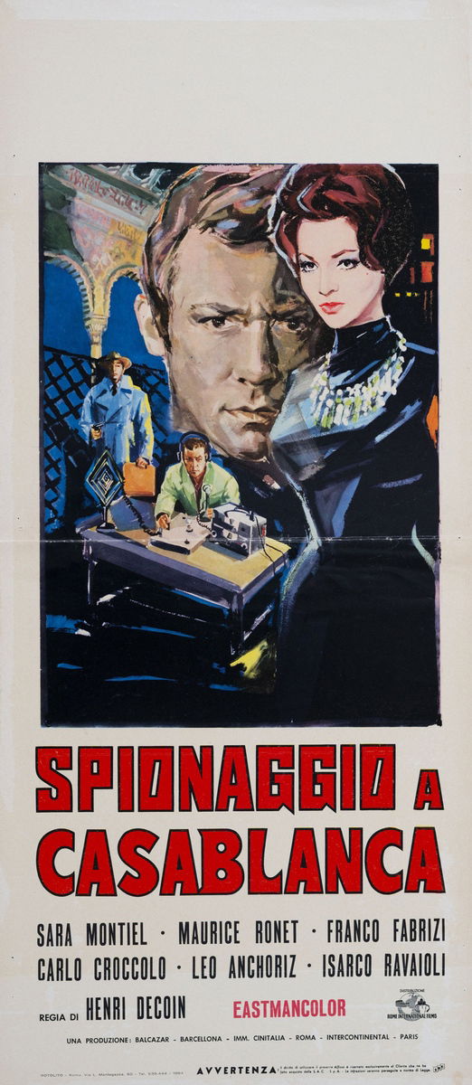 Spionaggio a Casablanca - Locandina 1
