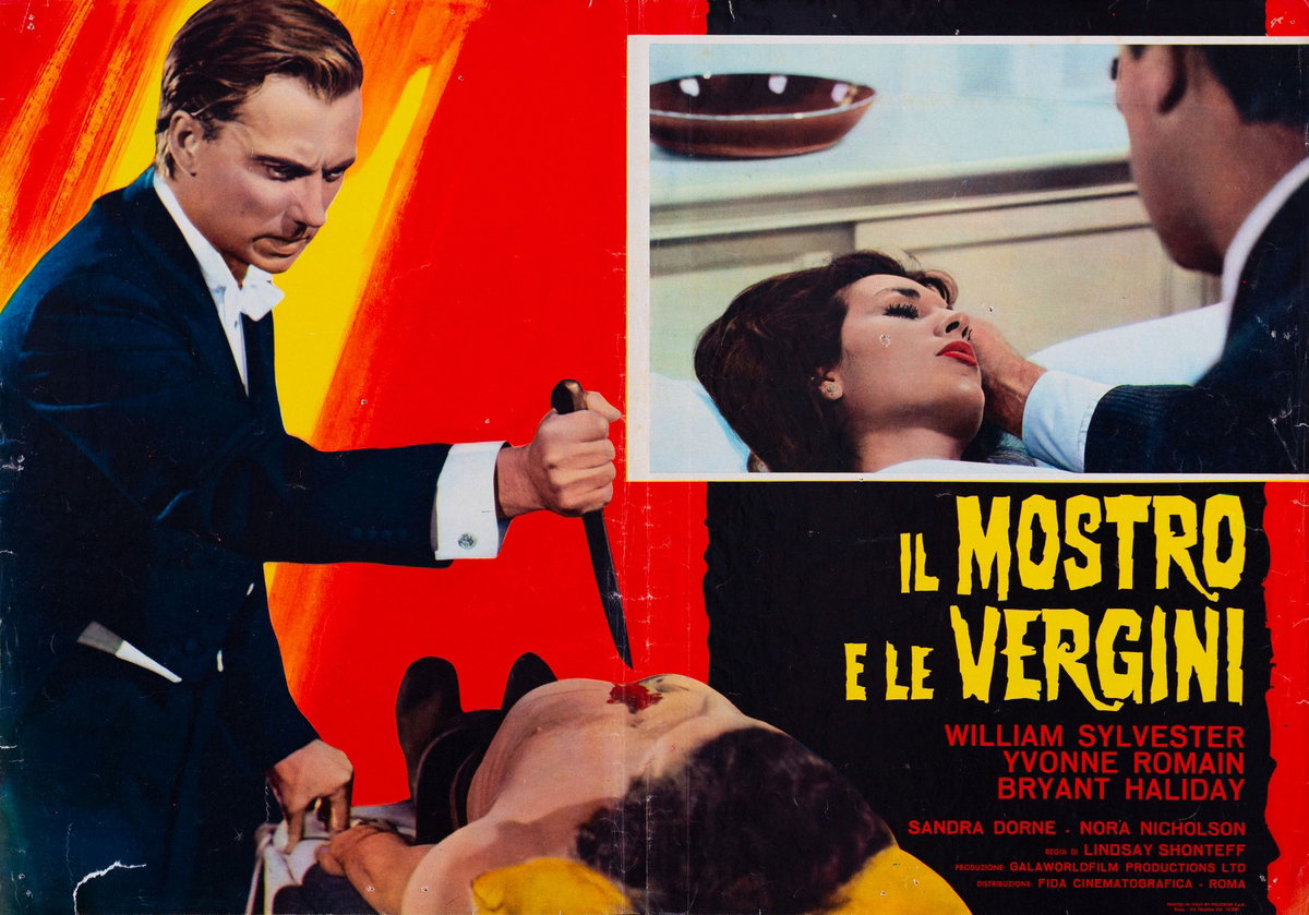 Fotobusta 3 per il film Il mostro e le vergini (1964)