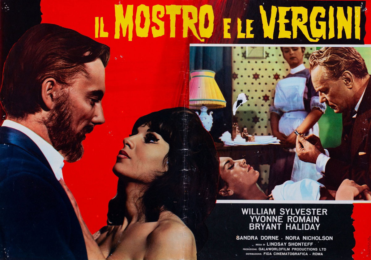 Fotobusta 4 per il film Il mostro e le vergini (1964)