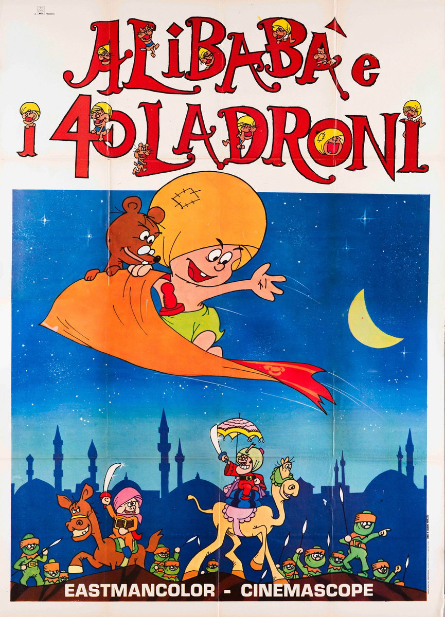 Manifesto 2 per il film Alì Babà e i 40 ladroni (1971)